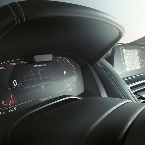 BMW M850i xDrive, instrument cluster, Driving Assistant Plus. BMW M850i xDrive, instrument cluster, Driving Assistant Plus.