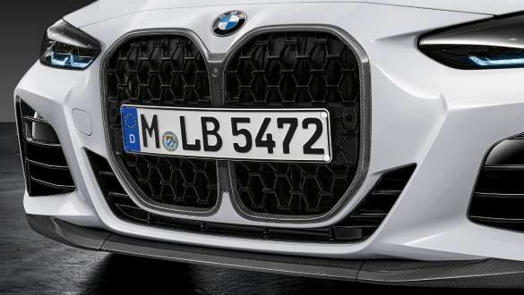 M Performance 碳纖維雙腎格柵 BMW 4 Series Convertible G23 M Performance 碳纖維雙腎格柵 BMW 4 Series Convertible G23 2020 白色