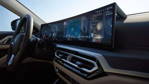 BMW 曲面顯示螢幕 BMW i4 G26 2021 BMW 曲面顯示螢幕 BMW i4 G26 2021 控制顯示螢幕內飾