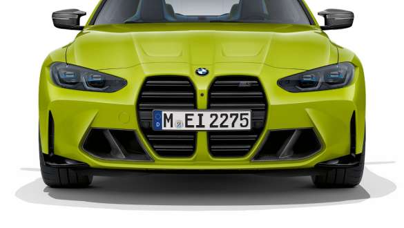 前臉設計 BMW M4 Competition Coupé G82 2020 BMW M4 Competition Coupé G82 2020 前臉設計正面角度視圖