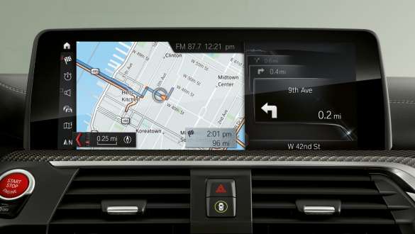 BMW X4 M Automobiles,Navigation system Professional 導航系統。 BMW X4 M Automobiles,控制螢幕,Navigation system Professional 導航系統。