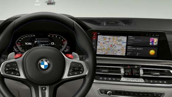 BMW X5 M Automobiles 搭配 BMW Live Cockpit Professional BMW Live Cockpit Professional BMW X5 M Automobiles F95 內飾