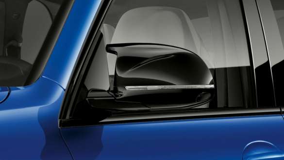 後視鏡蓋 BMW X5 M Competition 黑色高光後視鏡蓋 BMW X5 M Competition F95 Marina Bay Blue 金屬外觀漆面外觀