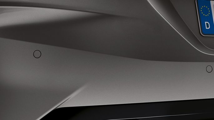 BMW Z4 Roadster,排氣尾管飾面 灰色 BMW Z4 Roadster 的排氣尾管飾面