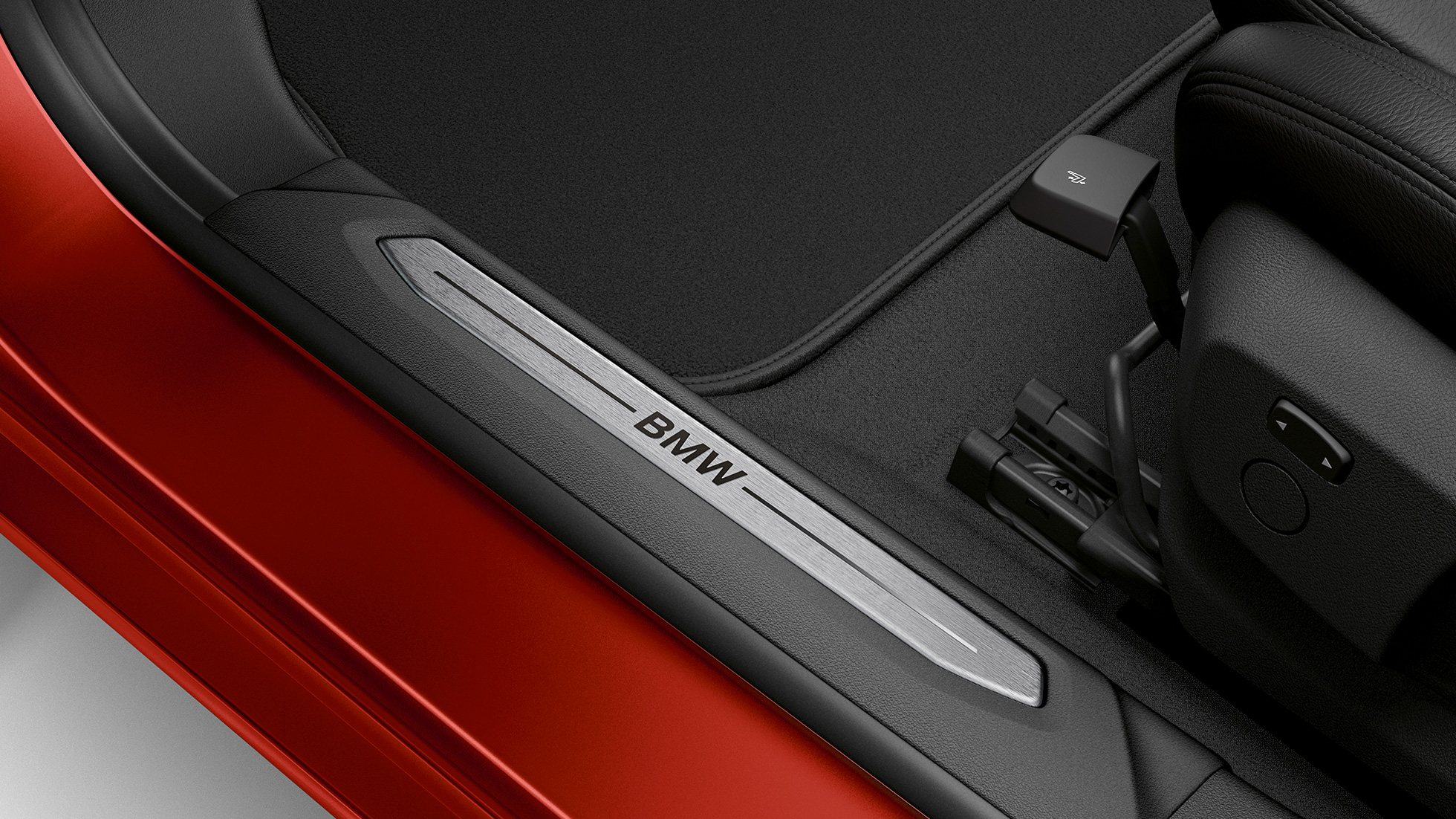 門檻飾面 BMW 2 Series Gran Coupé Model Sport Line 門檻飾面 BMW 2 Series Gran Coupé Model Sport Line Melbourne Red F44 內飾