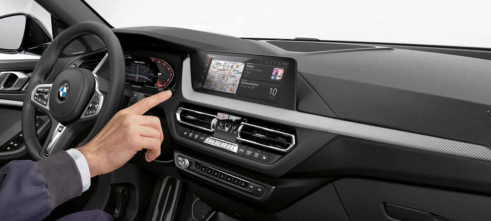 BMW 2 Series Gran Coupé 搭配 BMW ConnectedDrive 和 BMW Personal Copilot BMW 2 Series Gran Coupé 搭配 BMW ConnectedDrive 和 BMW Personal Copilot F44 內飾