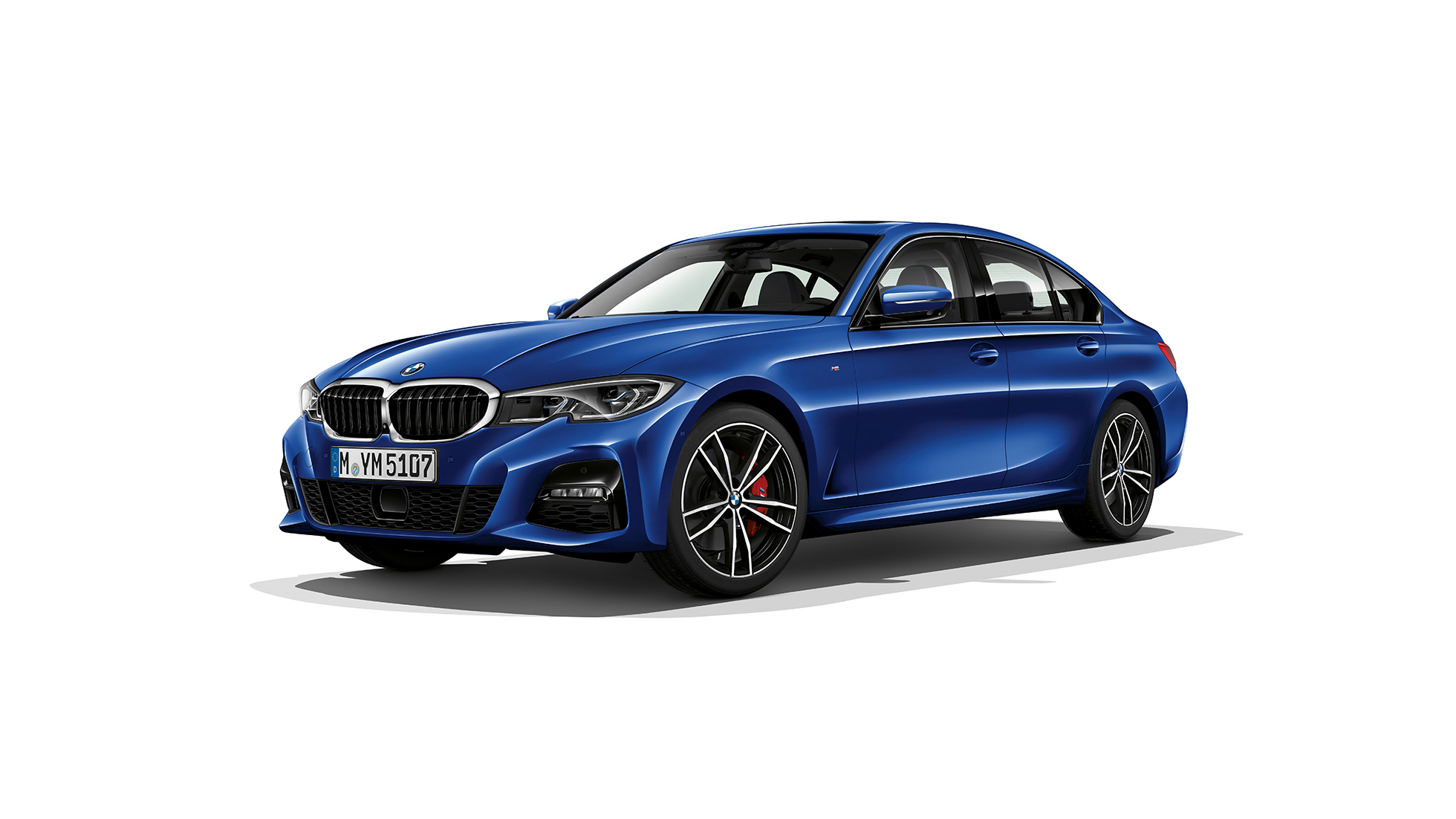 BMW 3 Series Sedan, Model M Sport Side still shot of BMW 3 Series Sedan as Model M Sport.