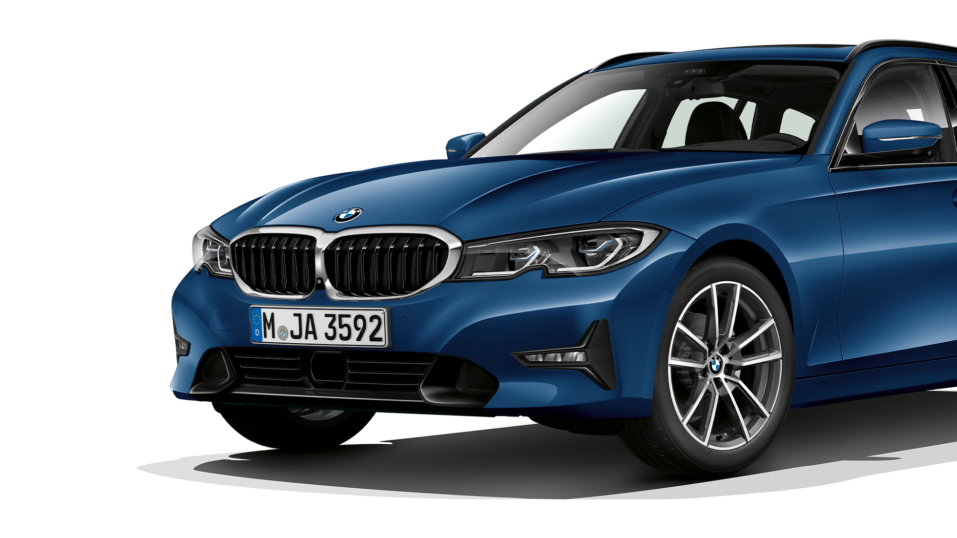 Model Sport Line three-quarter front shot BMW 3 Series Touring, Model Sport Line three-quarter front shot