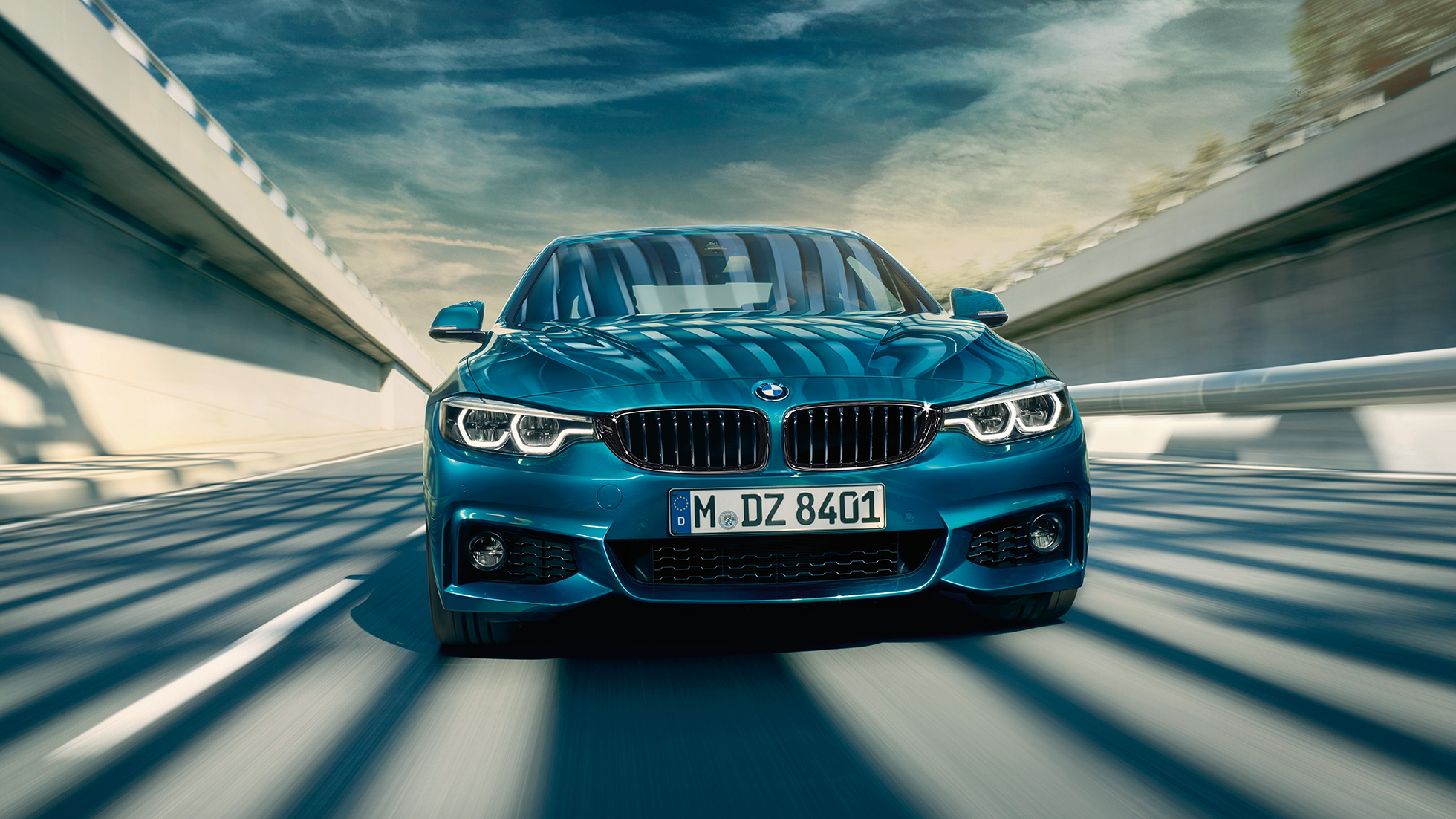 BMW 4 Series Coupé, still shot of the front BMW 4 Series Coupé, still shot of the front