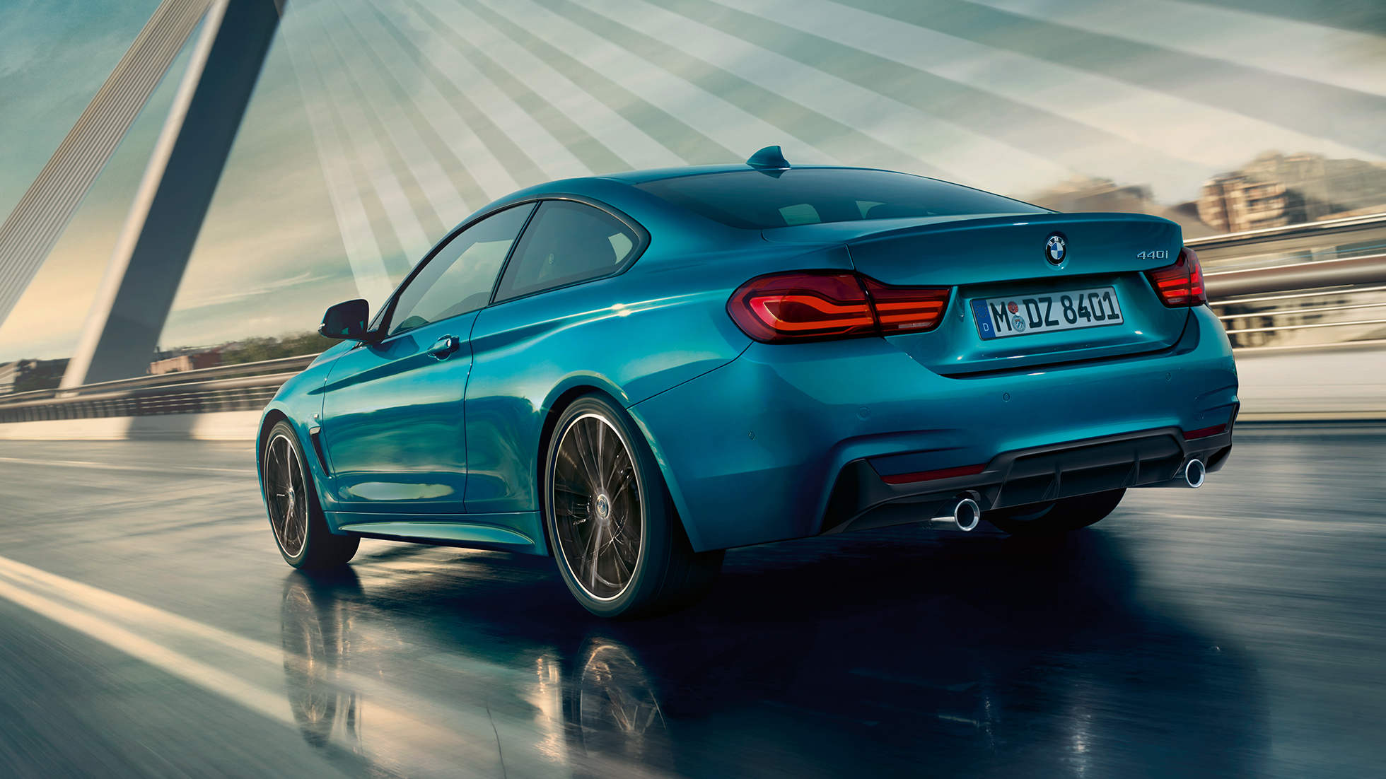BMW 4 Series Coupé, three-quarter rear shot BMW 4 Series Coupé, three-quarter rear shot