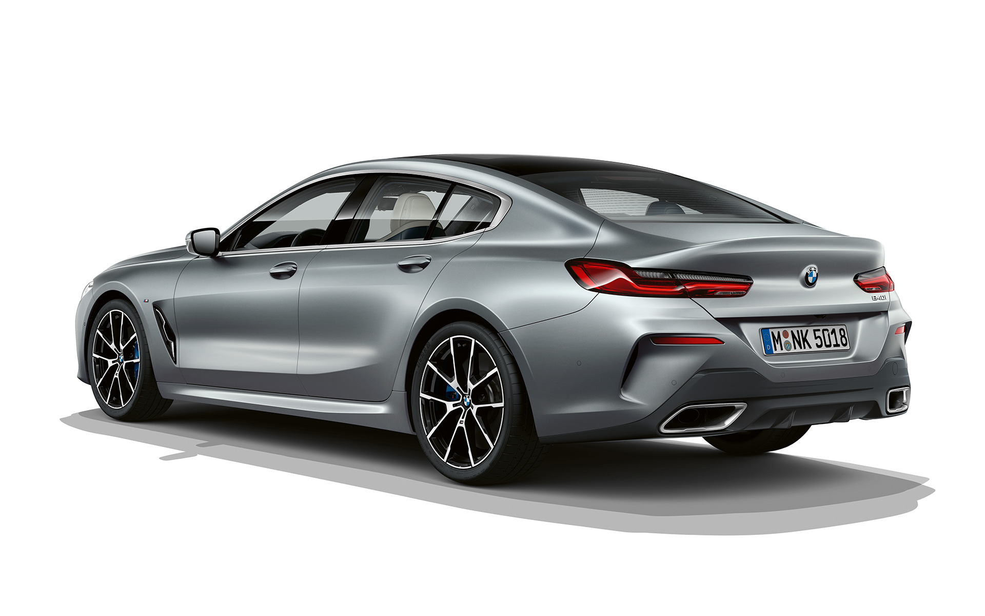 Frozen Temptation 四分之三尾部拍攝影像 BMW 8 Series Gran Coupé,Frozen Temptation 四分之三尾部拍攝影像