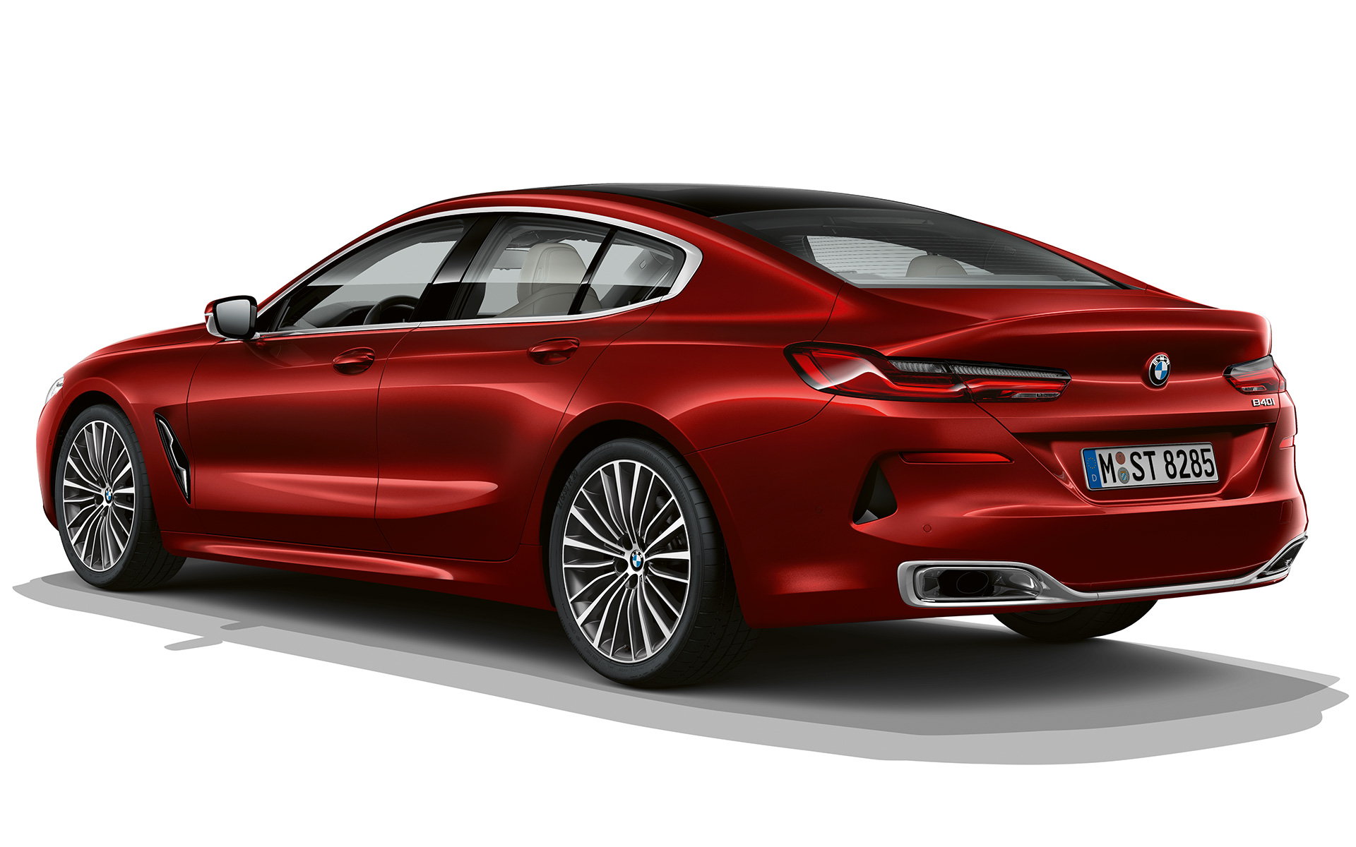 Impulsive Heat 四分之三尾部拍攝影像 BMW 8 Series Gran Coupé,Impulsive Heat 四分之三尾部拍攝影像