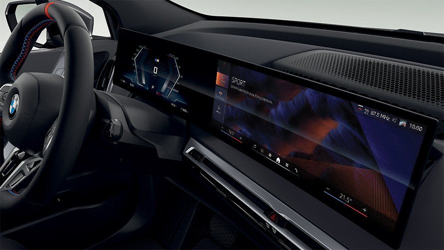 BMW iX M60 i20 2022 電動 SUV 電動車 BMW 曲面螢幕車廂內部