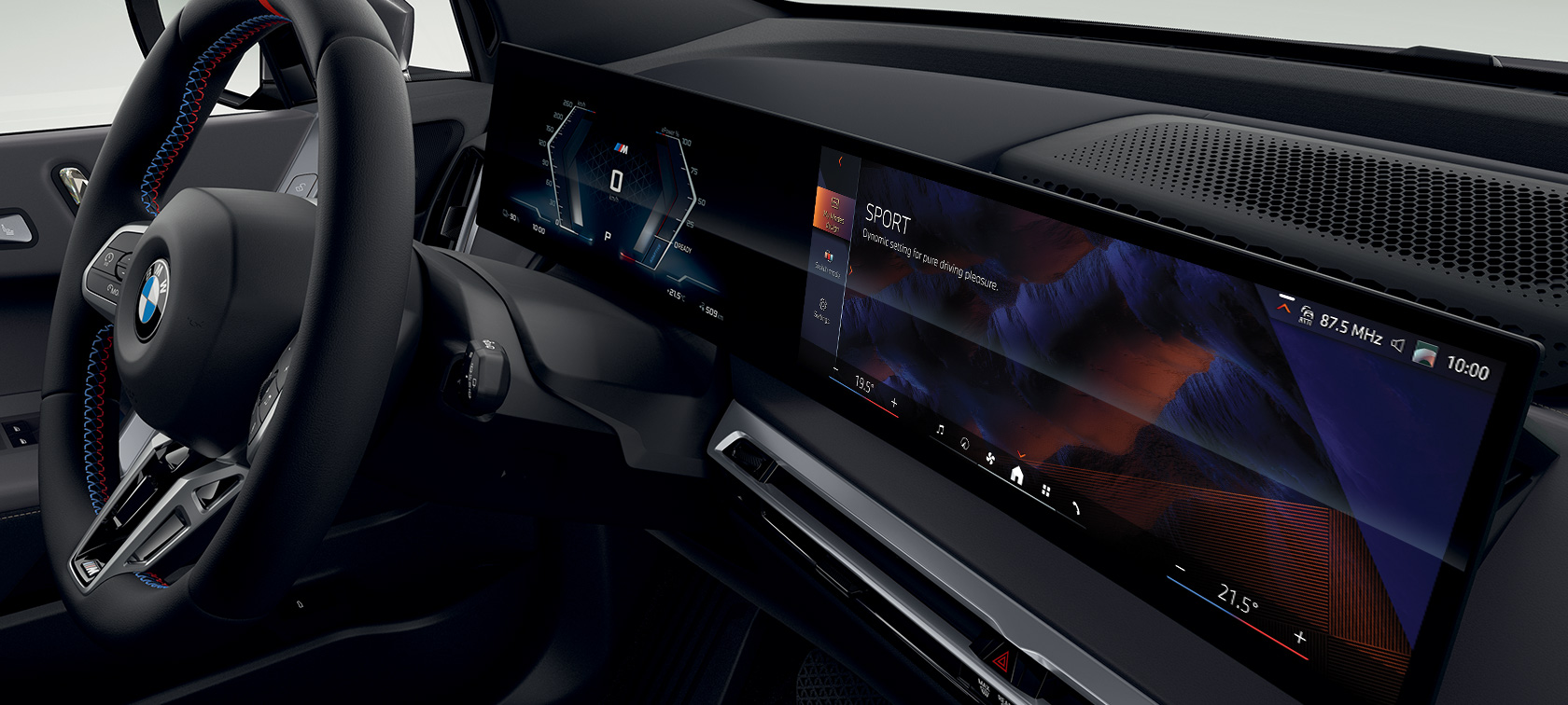 BMW Curved Display BMW iDrive Cockpit BMW iX M60 i20 2022 electric SUV electric car BMW iX M60 i20 2022 electric SUV electric car cockpit BMW Curved Display BMW iDrive