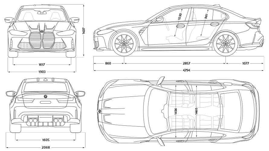BMW M3 Sedan G80 2020 側面角度視圖仰視視圖 BMW M3 Sedan G80 2020 Isle of Man Green 金屬外觀漆面側面角度視圖仰視視圖