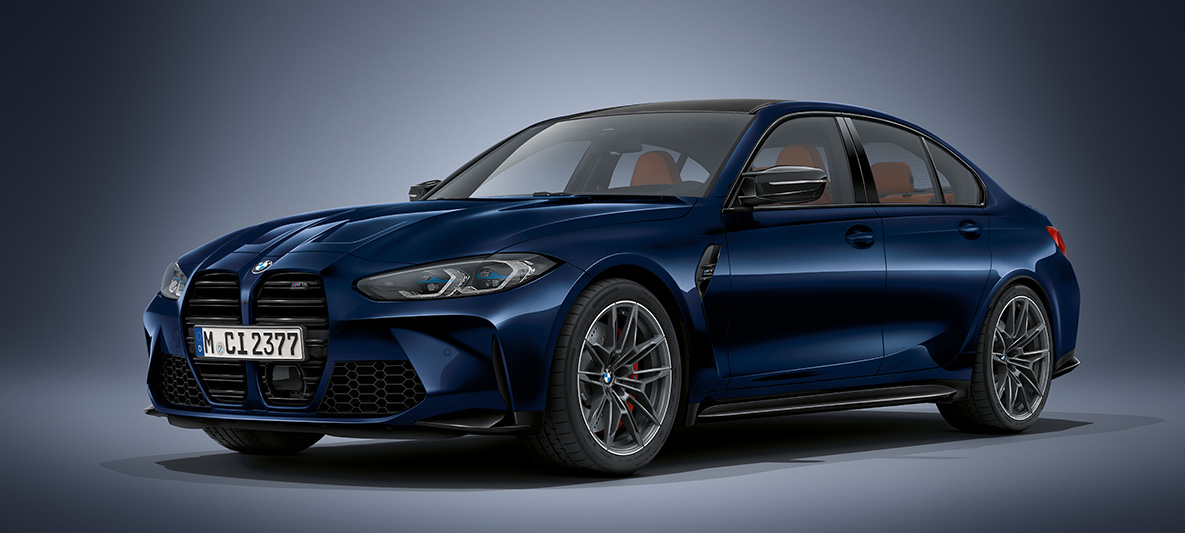 BMW Individual Frozen Brilliant White 金屬外觀漆面 BMW M3 Sedan G80 2020 BMW M3 Sedan BMW Individual Frozen Brilliant White 金屬外觀漆面 G80 2020 正面四分之三之角度視圖靜止