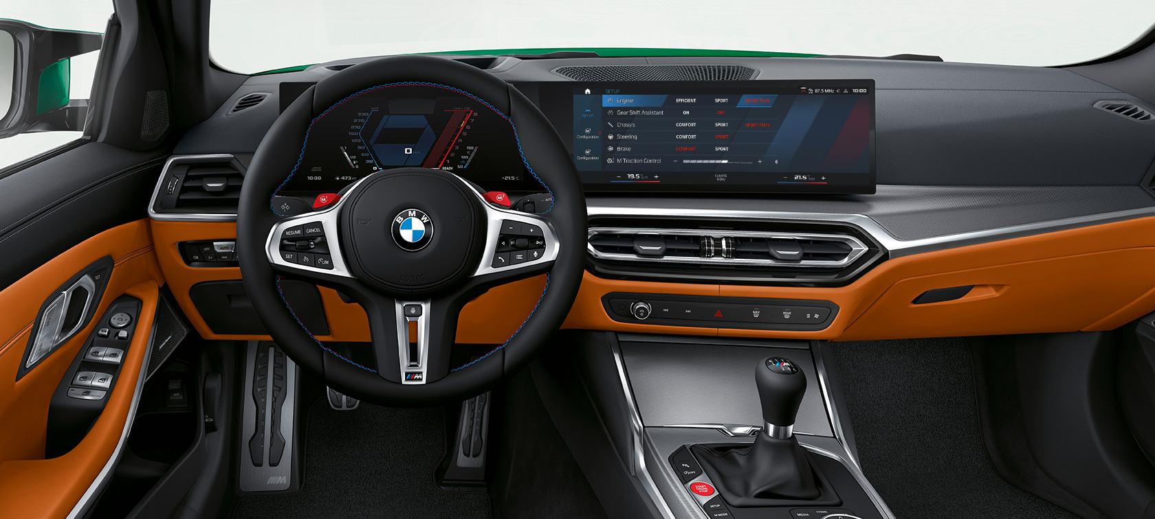 BMW M3 CS G80 駕駛艙 BMW M3 CS G80 駕駛艙內飾