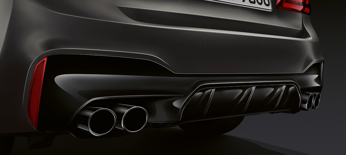 Rear apron. BMW M5 Edition 35 Years, rear apron.