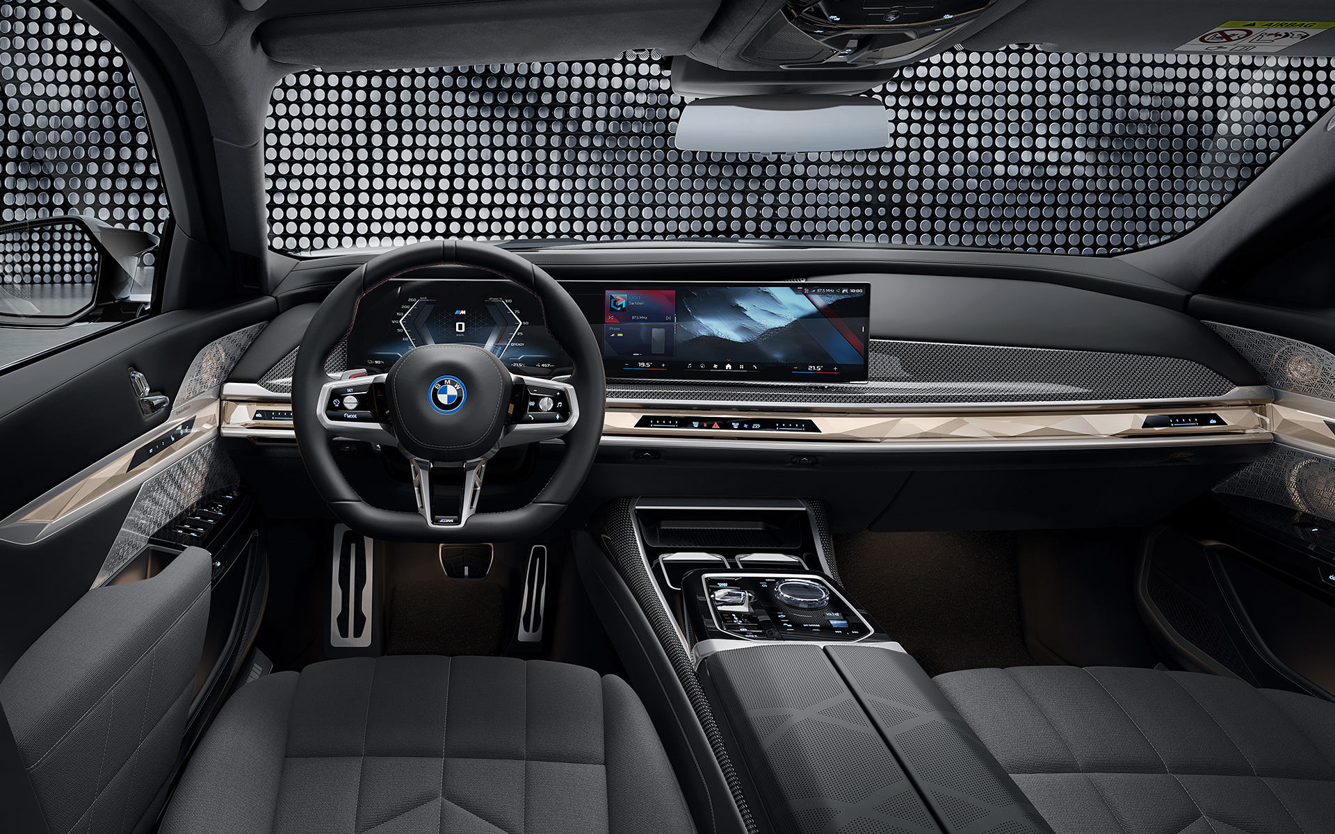 BMW i7 M70 xDrive Sedan G70 駕駛艙內飾