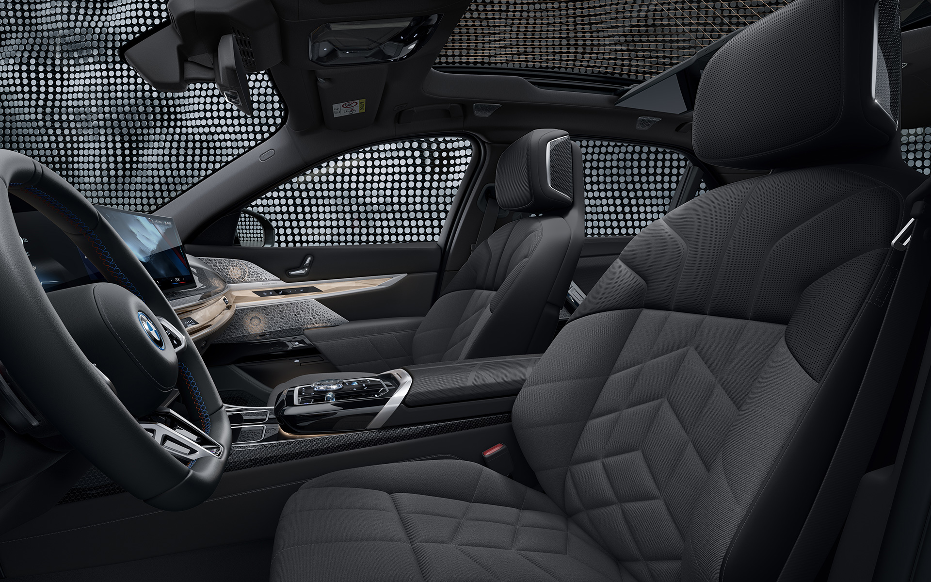 BMW i7 M70 xDrive Sedan G70 為司機和前排乘客而設的多功能座椅