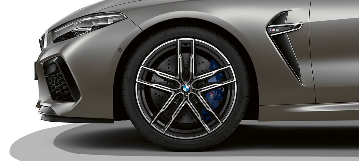 M light alloy wheels BMW M8 Gran Coupé M light alloy wheels BMW M8 Gran Coupé F93 2020 BMW Individual Frozen Dark Silver side view