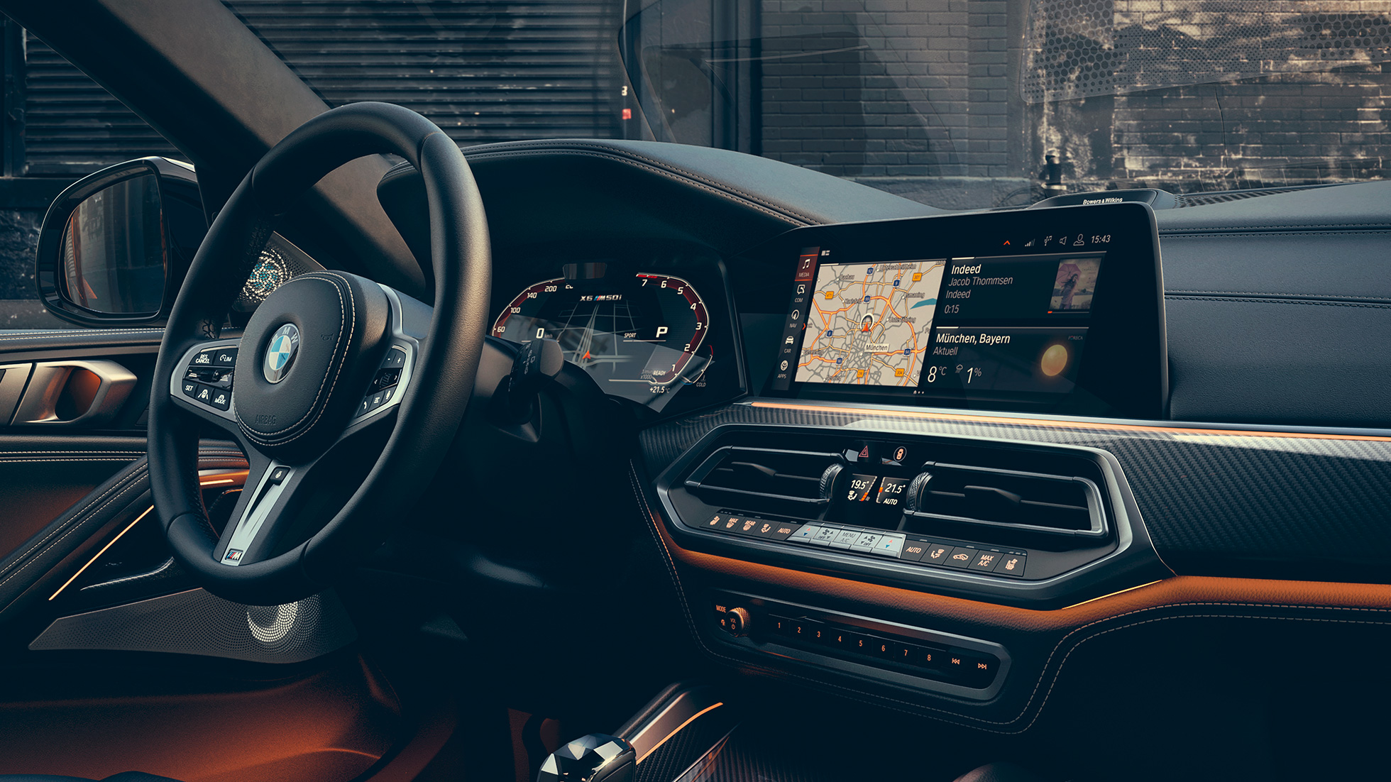 BMW X6 M50i 駕駛艙 BMW X6 M50i 以駕駛者為導向的駕駛艙