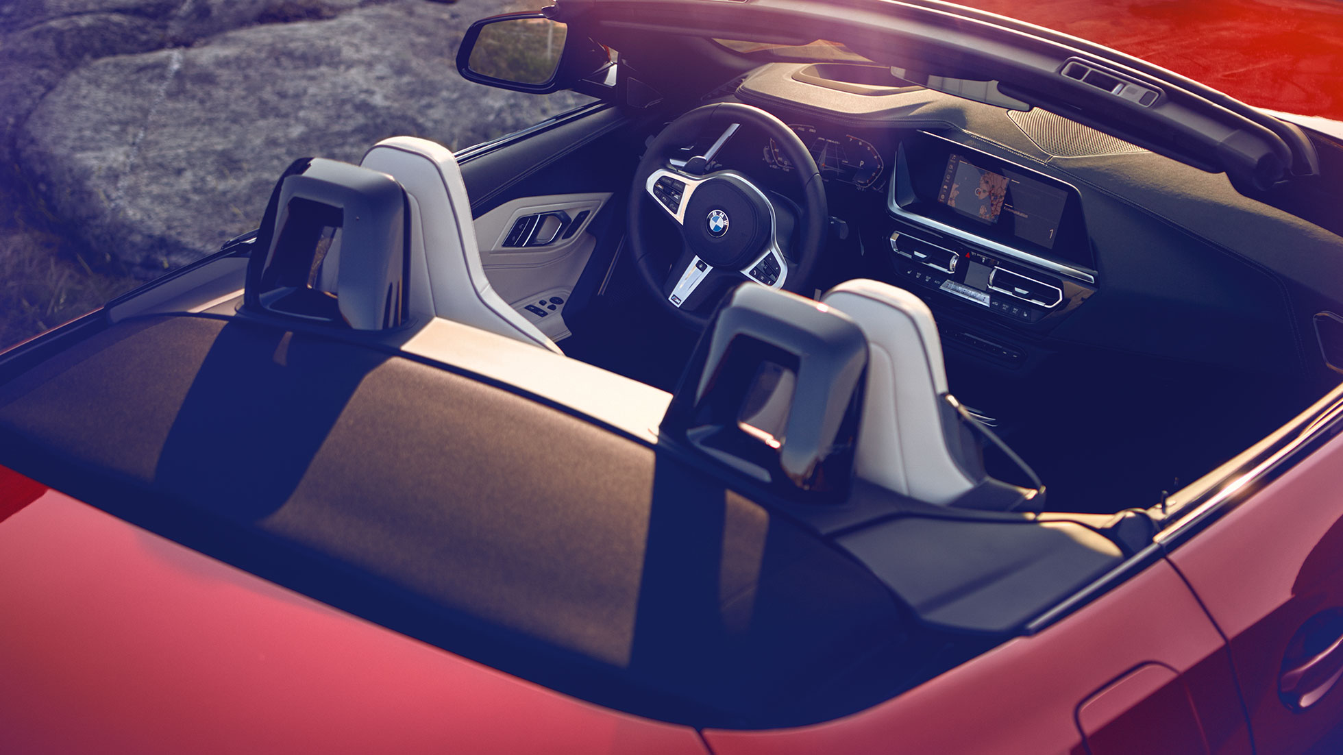 BMW Z4 Roadster 前座椅 BMW Z4 Roadster 前座椅上的視圖