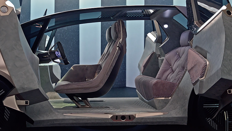 影片內飾設計 BMW i Vision Circular 2021 BMW i Vision Circular 2021 概念車內飾設計影片
