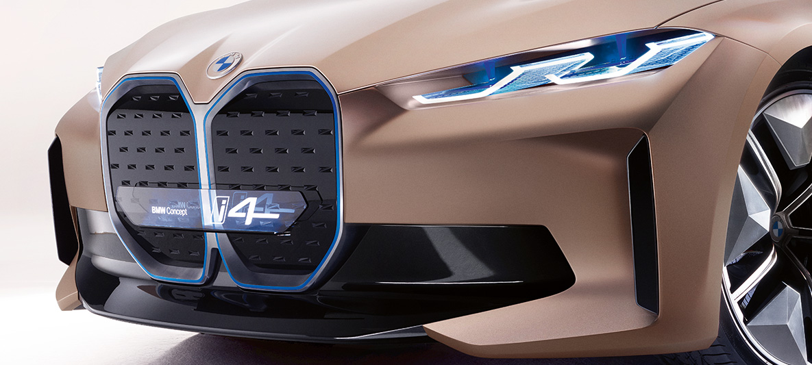 BMW Concept i4 2020 G26 圖 1 BMW Concept i4 2020 G26 電動汽車全電動 BMW Gran Coupé 圖 1