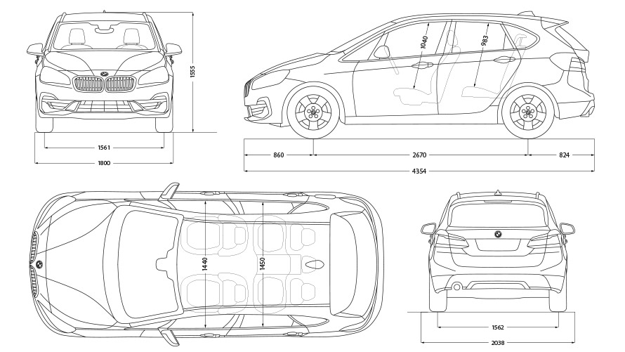 Bmw 2 Series Active Tourer Technical Data