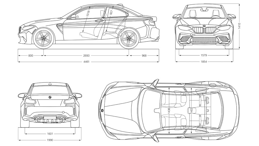 BMW M2 Competition Coupé Technical Data BMW.nsc