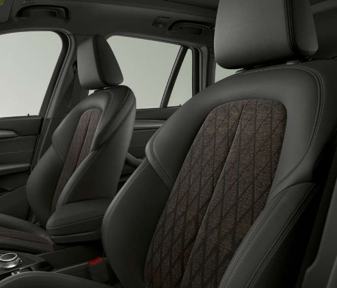 BMW X1, Model xLine, interior with focus on upholstery