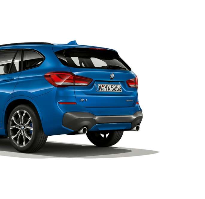 BMW X1, Model M Sport, three-quarter rear view studio shot